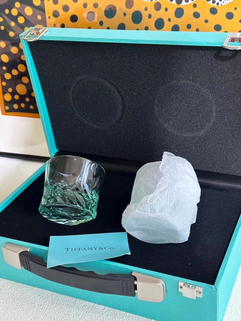 SET CUP GLASSWARE TIFFANY 0807